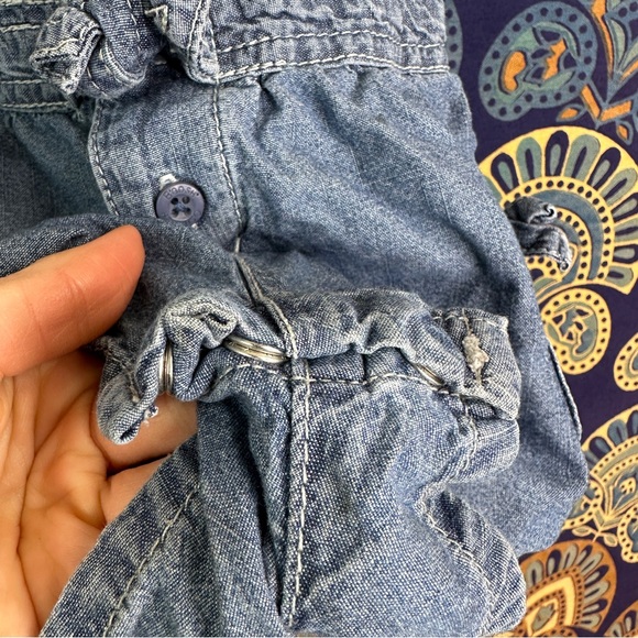 ⭐️5/15$⭐️ denim sleeveless romper - Picture 4 of 9